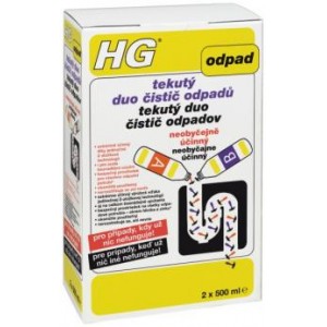 HG tekutý DUO čistič odpadu - neobyčejně účinný